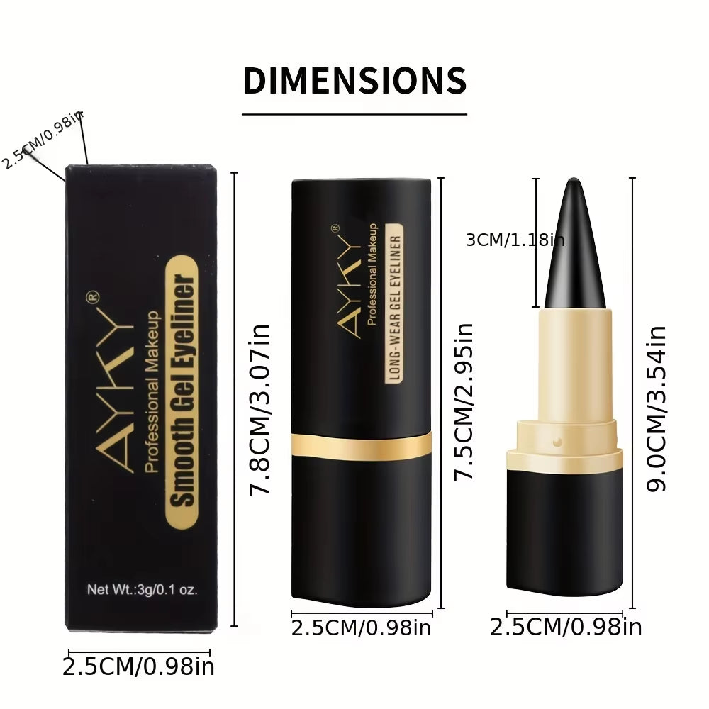 GlideLine Matte Glitter Waterproof Eyeliner Balm